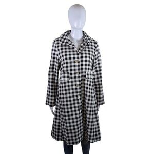 Unbranded Black & White Check Fall/Spring Jacket Size S